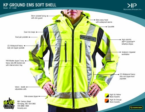 Kendric Men's EMS Hi-Vis Soft Shell Jacket
