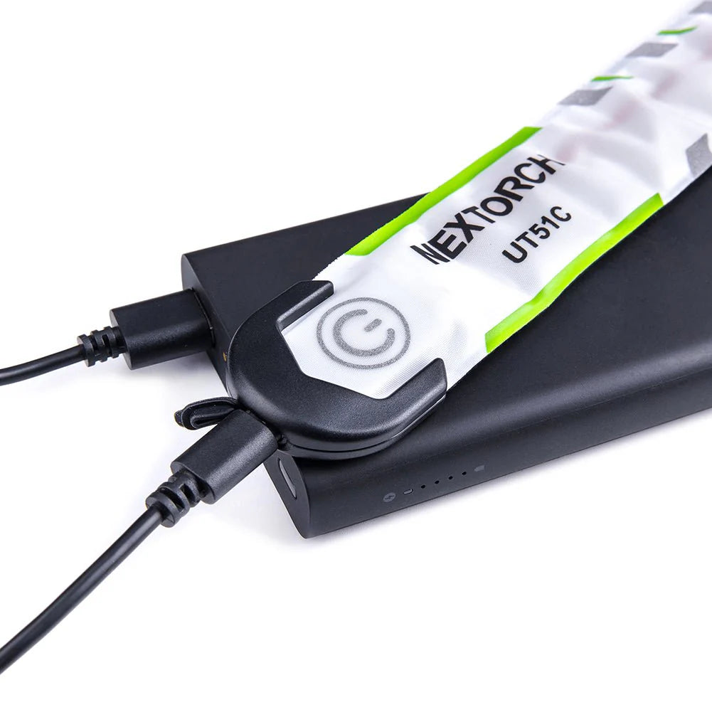 NEXTORCH - UT51C Colorful rechargeable LED slap wrap