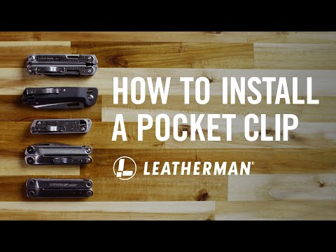 Leatherman Pocket Clip and Lanyard for Charge and Wave