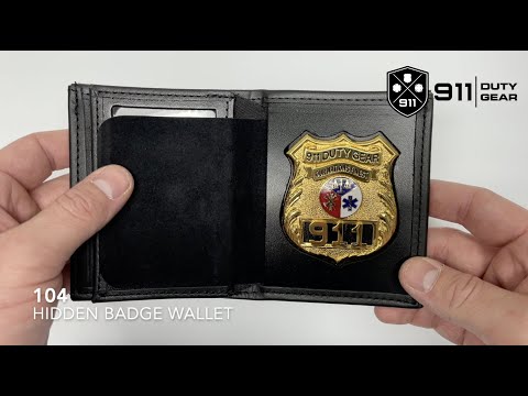 Hidden Badge Wallet w/ Ontario Corrections (870) Cut Out