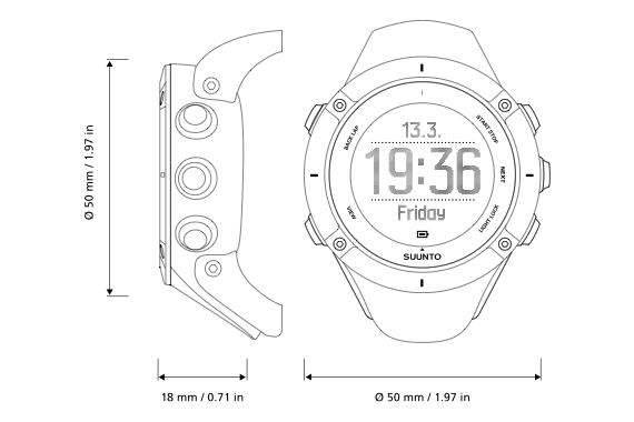 Suunto - Ambit 3 Peak HR Watch