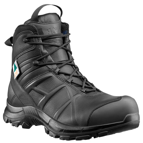 Haix Black Eagle Safety 55 Mid Side Zip Boot - Offers anti-fatigue protection with lightweight composite toe caps.